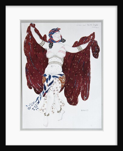 Costume design for the ballet Cléopatre, 1909 by Léon Bakst