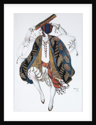 Jewish Dance. Costume design for the ballet Cléopatre, 1910 by Léon Bakst