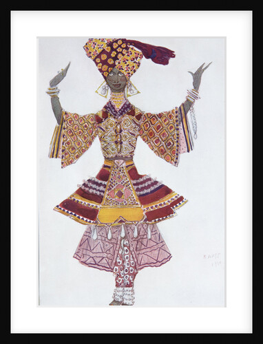 Costume design for the Ballet Blue God by R. Hahn, 1912 by Léon Bakst