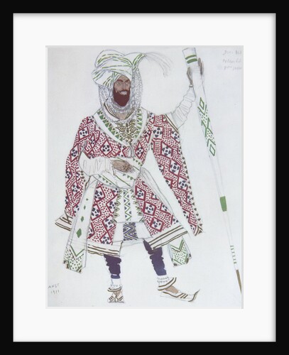 Costume design for the Ballet Blue God by R. Hahn, 1912 by Léon Bakst