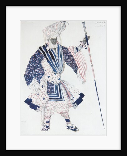 Costume design for the Ballet Blue God by R. Hahn, 1912 by Léon Bakst