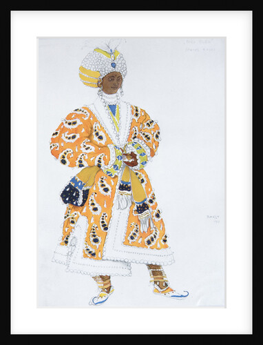 Costume design for Vaslav Nijinsky in the Ballet Blue God by R. Hahn, 1912 by Léon Bakst