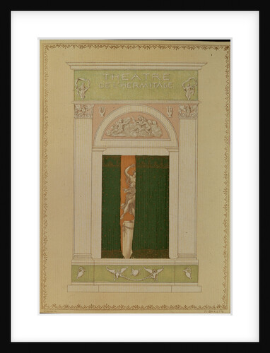 Playbill Cover for Contemporary Ballet, 1902 by Léon Bakst