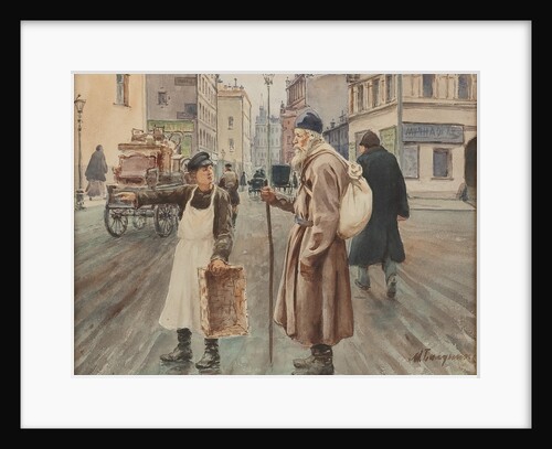 An Old Pilgrim by MiKhail Abramovich Balunin