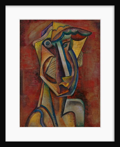 Poetess, 1920s by Vladimir Davidovich Baranov-Rossiné