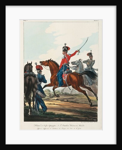 Staff Officer and Chief Officer of the Don Cossacks army, 1830-1840s by Lev Alexandrovich Belousov