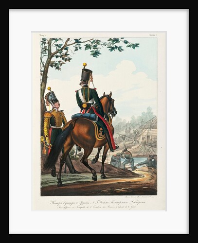 Under Officerr of the Cavalry Pioneer Squadron, 1830-1840s by Lev Alexandrovich Belousov