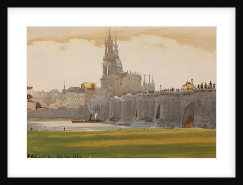 View of Dresden, 1898 by Albert Nikolayevich Benois