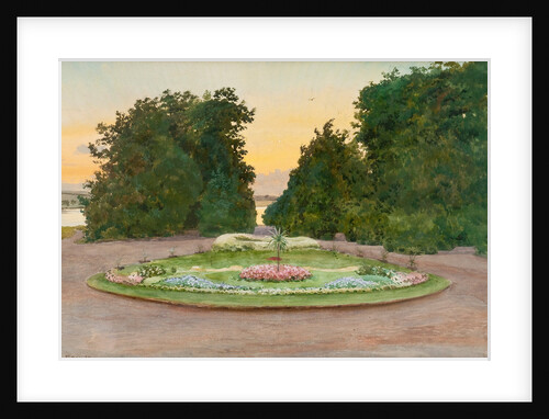 Evening in the park by Albert Nikolayevich Benois