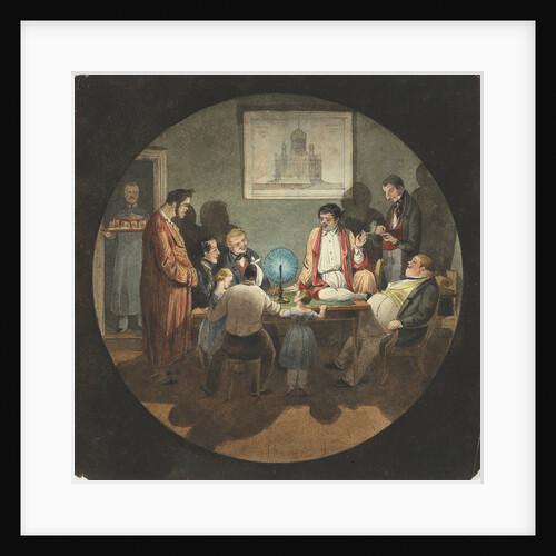 An Evening by Konstantin Thon, 1840s by Nikolai Leontyevich Benois