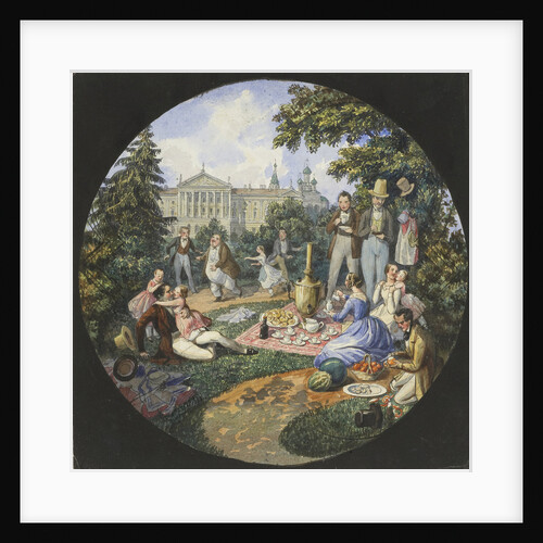 A Picnic near Moscow, 1840s by Nikolai Leontyevich Benois