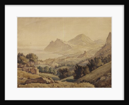 Ancient town by Konstantin Fyodorovich Bogayevsky