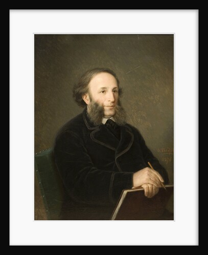 Portrait of the artist Ivan Aivazovsky, 1879 by Dmitry Mikhaylovich Bolotov