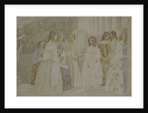 Requiem, 1905 by Viktor Elpidiforovich Borisov-Musatov