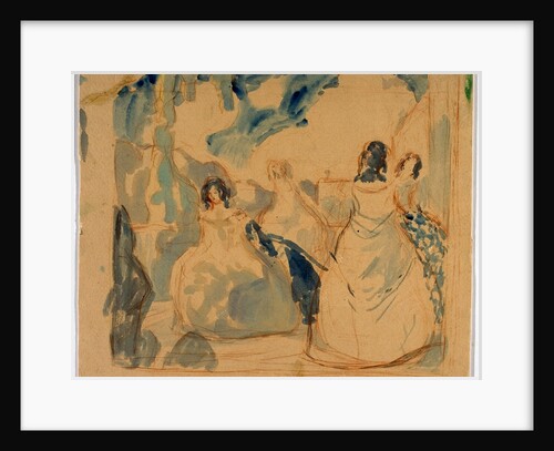 On the terrace, 1901 by Viktor Elpidiforovich Borisov-Musatov