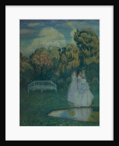 Park bathed in shadows, 1904 by Viktor Elpidiforovich Borisov-Musatov