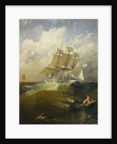 44-gun frigate Aurora, 1844 by Platon Timofeyevich Borispolets