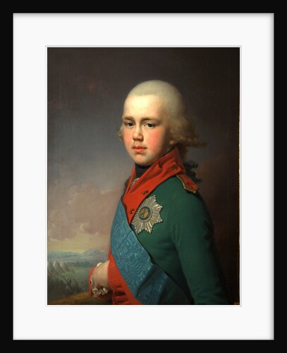 Portrait of Grand Duke Constantine Pavlovich of Russia, 1795 by Vladimir Lukich Borovikovsky