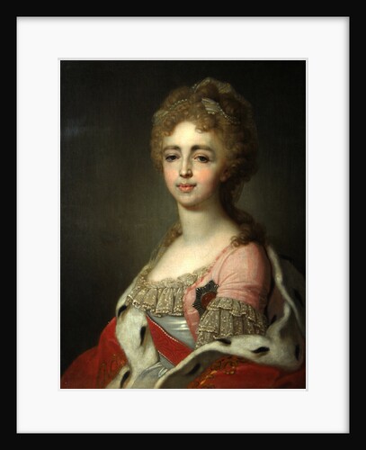 Portrait of Grand Duchess Alexandra Pavlovna, Daughter of Emperor Paul I, 1798 by Vladimir Lukich Borovikovsky
