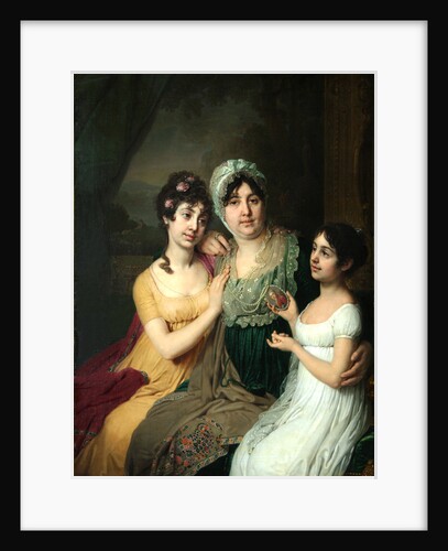 Portrait of Countess Anna Bezborodko with her daughters Lyubov and Cleopatra, 1803 by Vladimir Lukich Borovikovsky