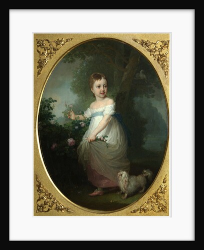Portrait of Yelena Naryshkina as Child, Early 1790s by Vladimir Lukich Borovikovsky