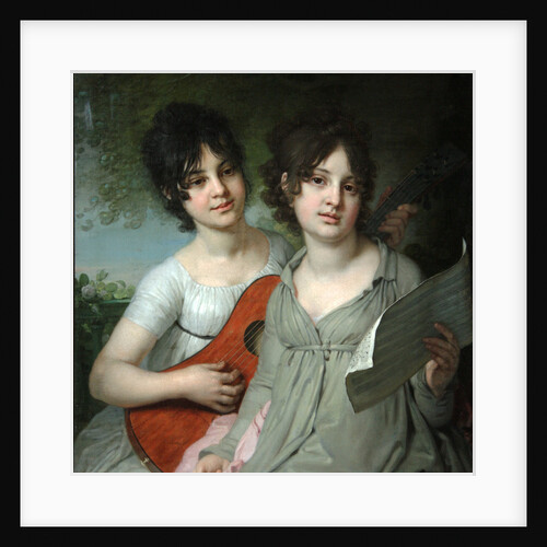 Portrait of Countesses Anna Gagarina and Varvara Gagarina, 1802 by Vladimir Lukich Borovikovsky