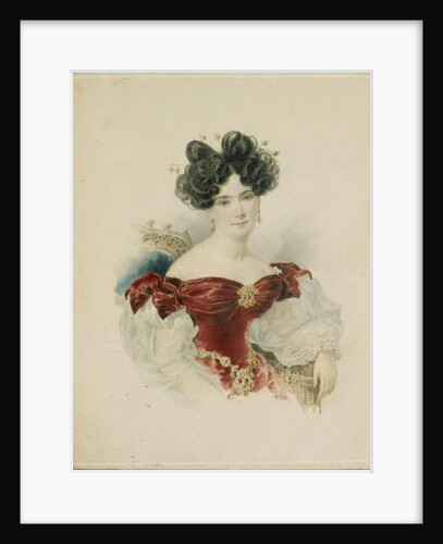 Portrait of Princess Natalia Viktorovna Kochubey, née Kochubey, 1830s by Alexander Pavlovich Briullov