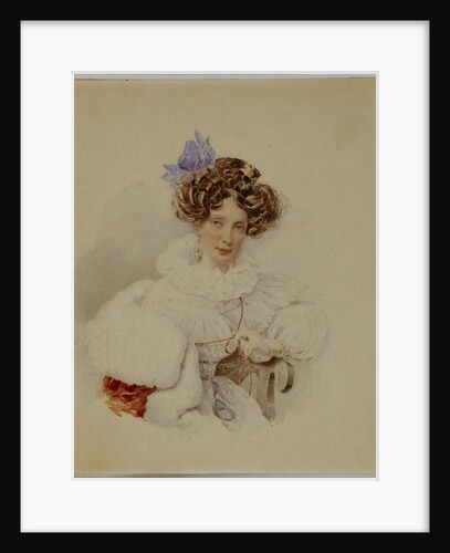 Portrait of Yekaterina Pavlovna Bakunina, before 1832 by Alexander Pavlovich Briullov