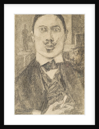 Portrait of the painter Nikolay Sapunov, 1912 by Pyotr Ignatyevich Bromirsky