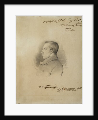 Portrait of the poet Apollon Alexandrovich Grigoryev, before 1846 by Alexander Konstantinovich Bruni
