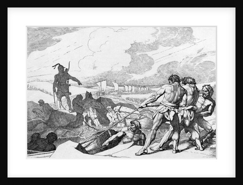 Oleg of Novgorods campaign against Constantinople, before 1839 by Fyodor Antonovich Bruni