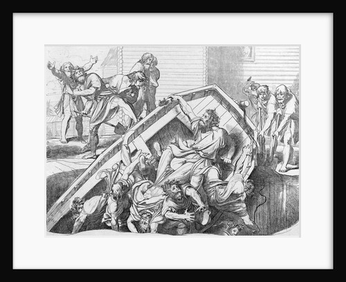 Olgas avenge to the Drevlians, before 1839 by Fyodor Antonovich Bruni