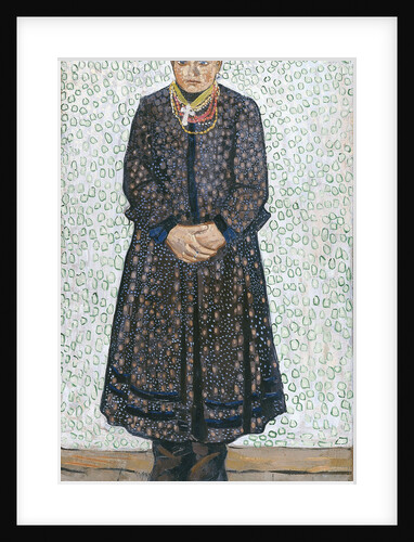 Ukrainian Peasant Woman, 1910-1911 by Vladimir Davidovich Burliuk