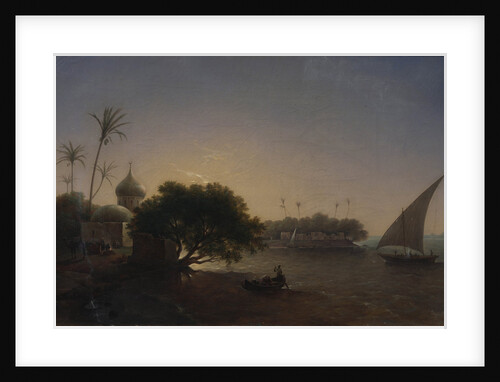 View of the Nile in Egypt, 1851 by Grigori Grigorievich Chernetsov