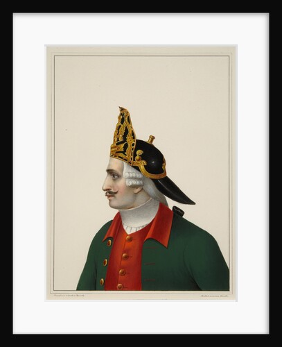 Grenadier cap in 1742-1762, Early 1840s by Boris Artemyevich Chorikov
