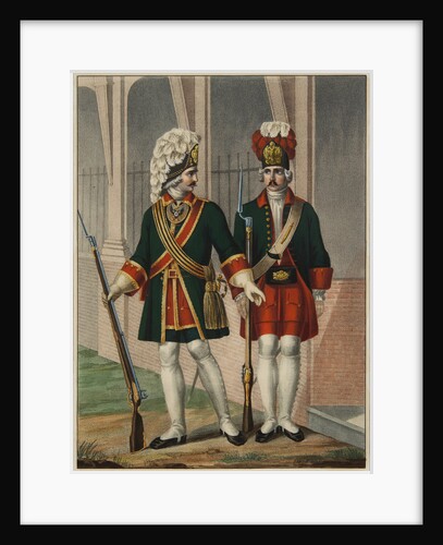 Grenadiers of the Preobrazhensky Regiment in 1732-1738, Early 1840s by Boris Artemyevich Chorikov