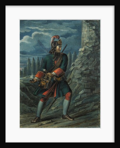 Grenadier of the Preobrazhensky Regiment in 1712, End 1830s by Boris Artemyevich Chorikov