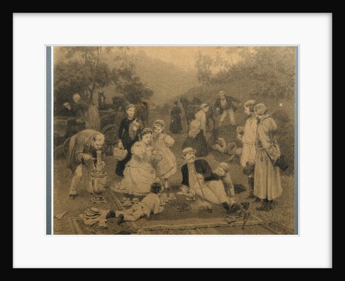 Landowner Tea Party by Nikolai Dmitrievich Dmitriev-Orenburgsky