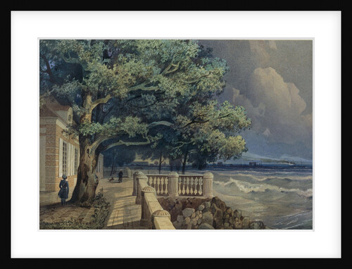 Terrace in the Monplaisir Palace, Peterhof, 1847 by Alexander Matveyevich Dorogov