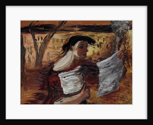 Woman with Leaflets, 1933 by Alexander Davidovich Drevin