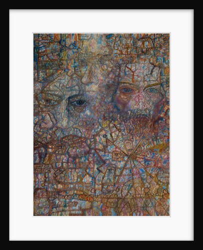 Faces, 1940 by Pavel Nikolayevich Filonov
