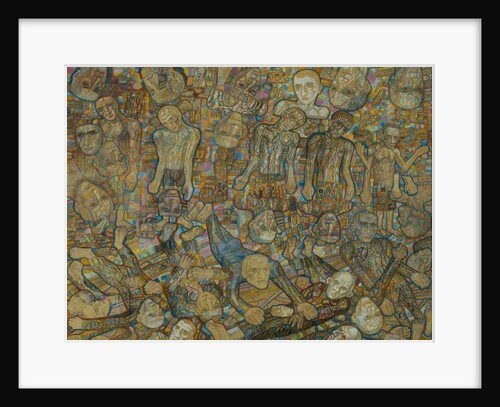 Composition. (The raid), 1938 by Pavel Nikolayevich Filonov