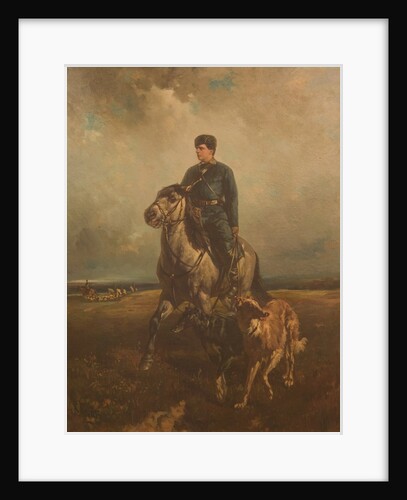 Grand Duke Vladimir Alexandrovich of Russia On The Hunt, 1890s by Rudolf Ferdinandovich Frenz