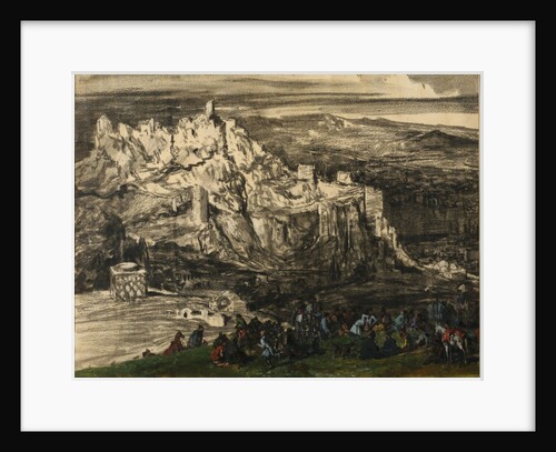 View of Tiflis, 1840s by Grigori Grigorievich Gagarin