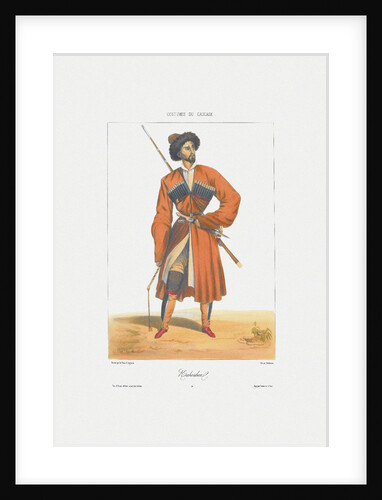 A Kabardin man by Grigori Grigorievich Gagarin