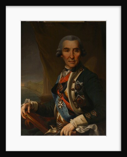Portrait of Ivan Loginovich Golenishchev-Kutuzov, Early 1800s by Semyon Glukovsky