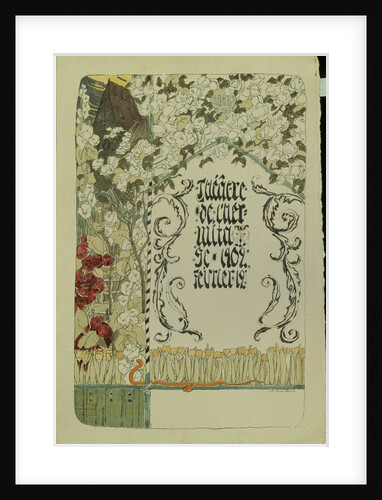 Theatre programme for the theatre play Faust, 1902 by Alexander Yakovlevich Golovin