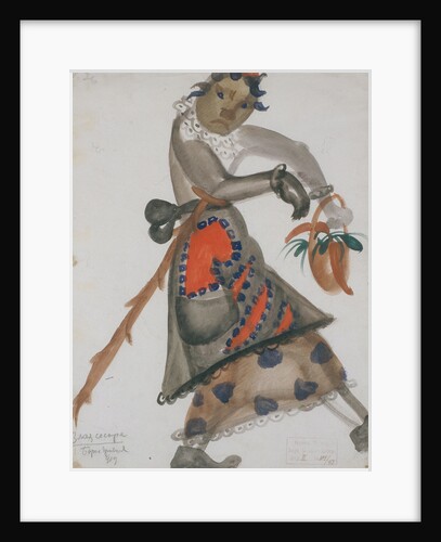 Costume design for the opera Snow Maiden by N. Rimsky-Korsakov, 1919 by Boris Dmitryevich Grigoriev