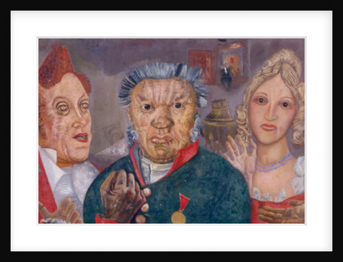 Persons of the comedy The Government Inspector by N. Gogol, 1933-1934 by Boris Dmitryevich Grigoriev
