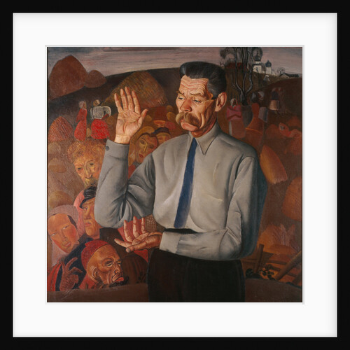 Portrait of the author Maxim Gorky, 1926 by Boris Dmitryevich Grigoriev